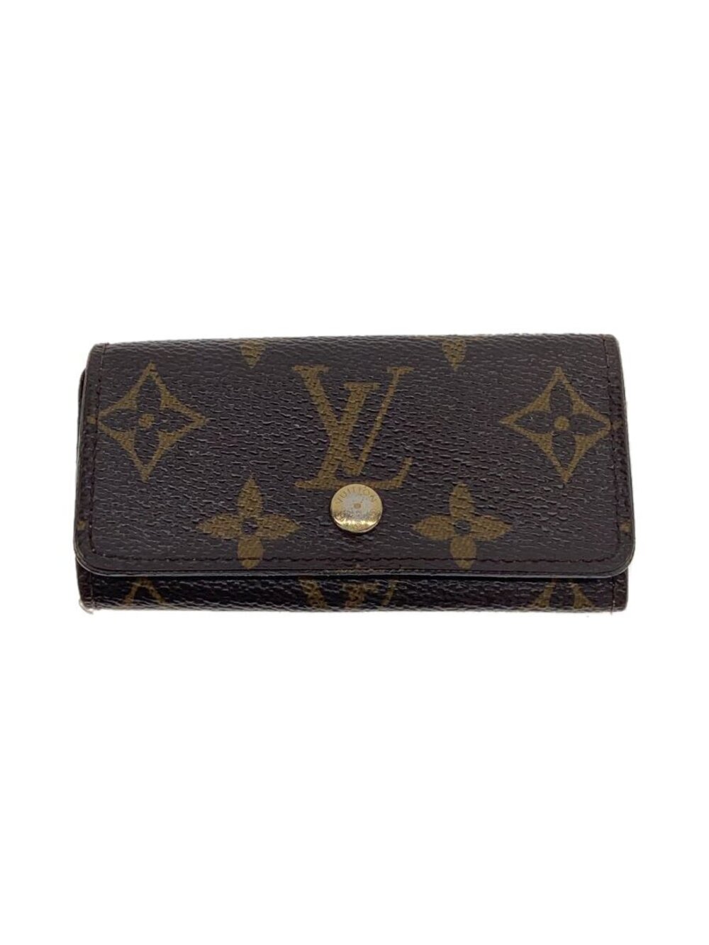 LOUIS VUITTON Multicles Monogram Fleurie Brown Rose Pink